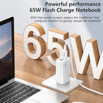 REMAX RP-U55 Territory Series 65W USB+Doppelte USB-C / Typ-C Schnittstelle Schnellladegerät, EU-Stecker, UK-Stecker, CN-Stecker