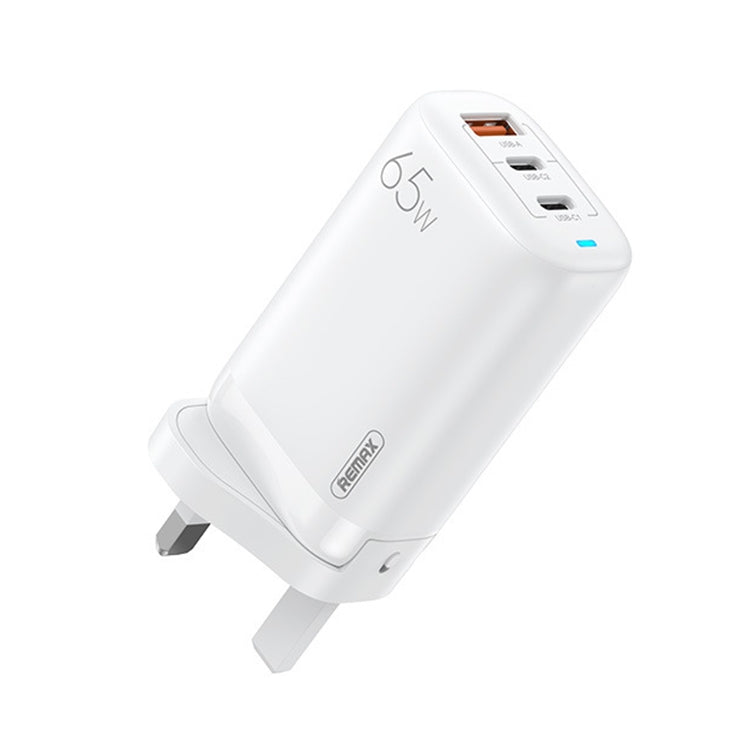 REMAX RP-U55 Territory Series 65W USB+Doppelte USB-C / Typ-C Schnittstelle Schnellladegerät, EU-Stecker, UK-Stecker, CN-Stecker