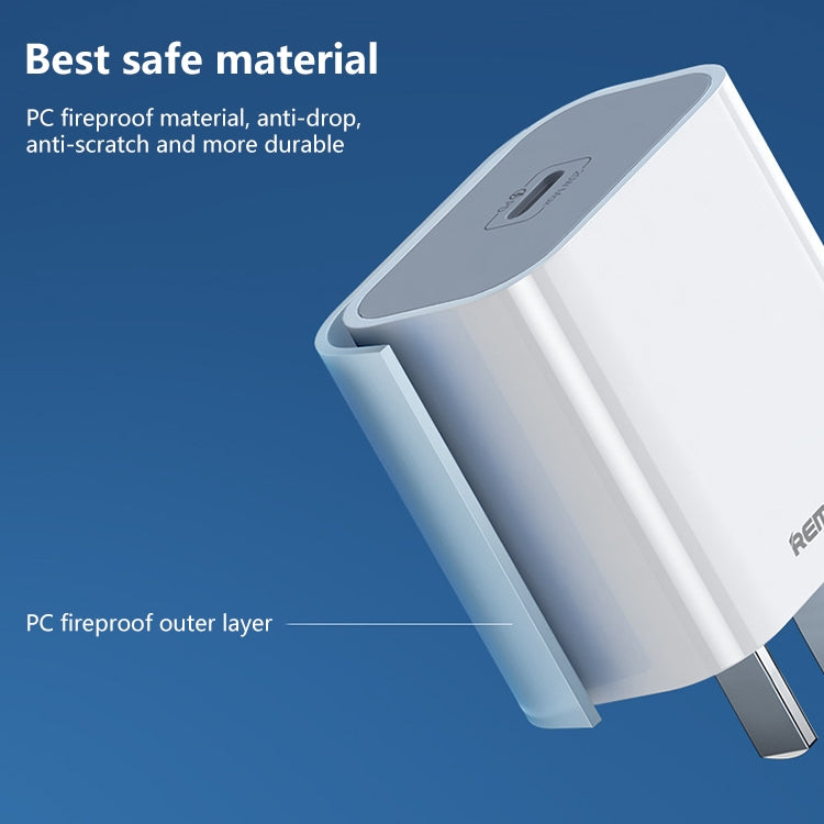REMAX RP-U79 Speed Series 20W USB-C/Type-C Multi-kompatibles Schnellladegerät, CN-Stecker, EU-Stecker, UK-Stecker