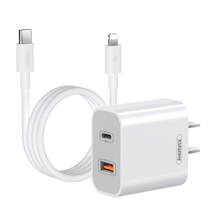REMAX RP-U68 20W USB+USB-C/Type-C Dual Interface Schnellladegerät-Set, CN-Stecker, EU-Stecker, UK-Stecker, US-Stecker