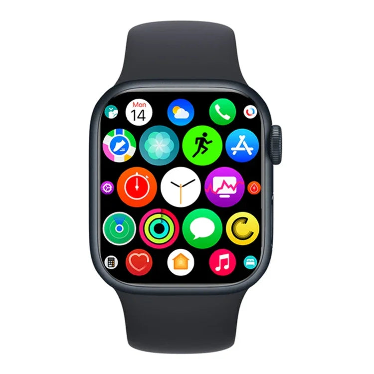 W17 Pro Max 1,9 Zoll Bluetooth-Smartwatch mit Anruf- und Nachrichtenbenachrichtigung aus Silikon