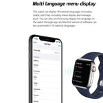 W17 Pro Max 1.9 inch Bluetooth Call Message Reminder Silicone Smart Watch