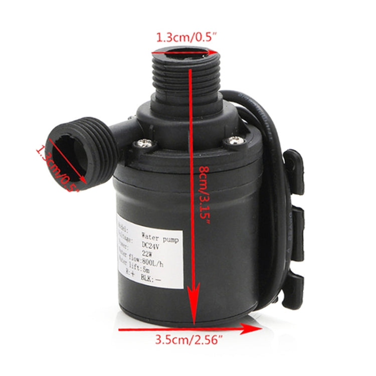 Bürstenlose Tauchpumpe, DC12V 5,5M Förderhöhe, DC24V 5,5M Förderhöhe