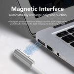 100W 5-Pin MagSafe 1 (L-förmig) zu USB-C / Type-C PD Ladekabel, Kabellänge: 1,8m, MagSafe 1 (L-förmig)