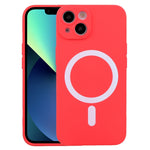 Liquid Silicone Magsafe Phone Case, For iPhone 14, For iPhone 14 Plus, For iPhone 14 Pro, For iPhone 14 Pro Max