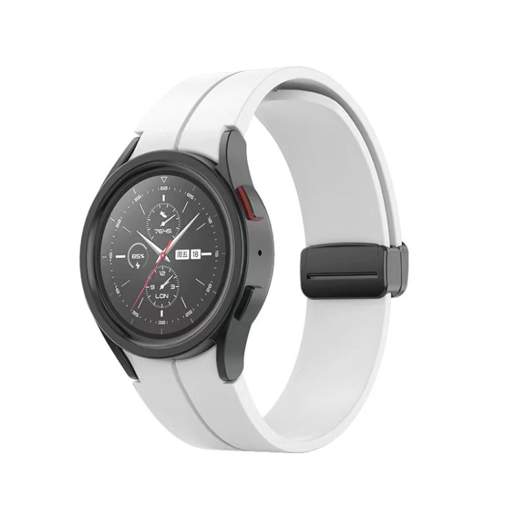 Faltverschluss Silikonarmband, für Samsung Galaxy Watch5 40mm / 44mm / Pro 45mm