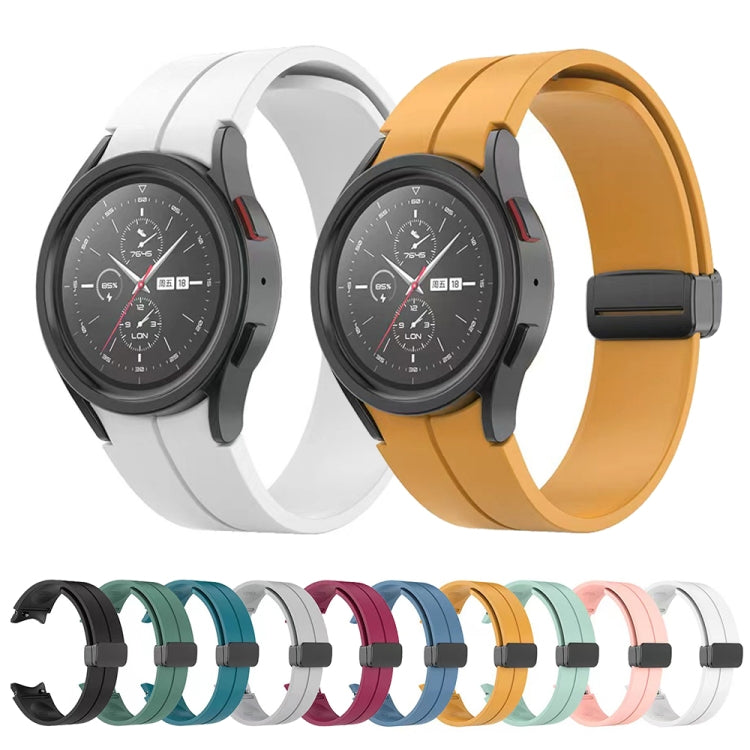 Faltverschluss Silikonarmband, für Samsung Galaxy Watch5 40mm / 44mm / Pro 45mm