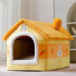 Haustierbett, abnehmbar und waschbar, für Hunde und Katzen, Haustierbedarf, S