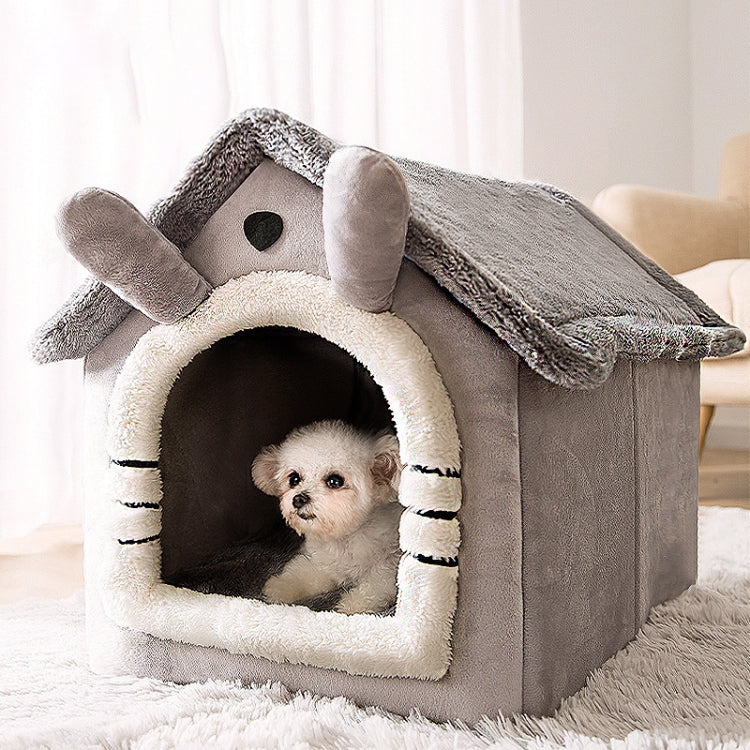 Haus Typ Universell Abnehmbares und Waschbares Hundebett Katzenbett Haustierbedarf, M