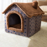 Haus Typ Universell Abnehmbares und Waschbares Hundebett Katzenbett Haustierbedarf, M