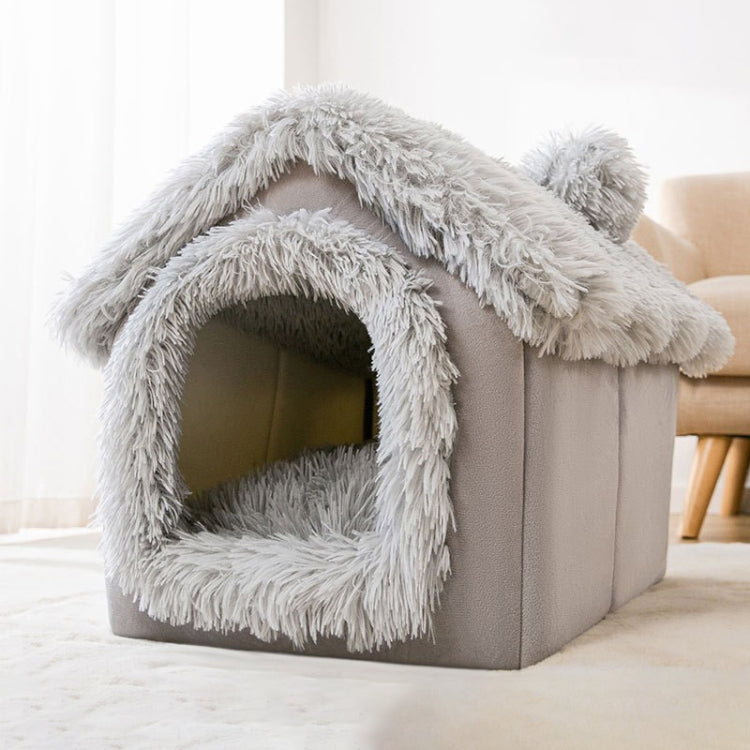 Haus Typ Universell Abnehmbares und Waschbares Hundebett Katzenbett Haustierbedarf, M