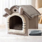 Haus Typ Universell Abnehmbares und Waschbares Hundebett Katzenbett Haustierbedarf, M