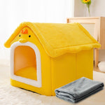 Haus Typ Universell Abnehmbares und Waschbares Hundebett Katzenbett Haustierbedarf, M