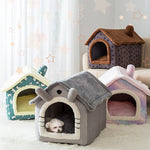 Haus Typ Universell Abnehmbares und Waschbares Hundebett Katzenbett Haustierbedarf, M
