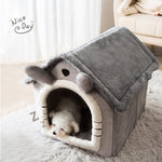 Haus Typ Universell Abnehmbares und Waschbares Hundebett Katzenbett Haustierbedarf, M