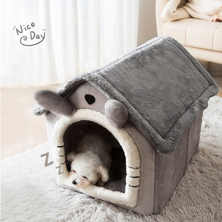 Haus Typ Universell Abnehmbares und Waschbares Hundebett Katzenbett Haustierbedarf, M