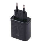 AR-892 3-in-1 QC3.0 PD20W USB + USB-C / Type-C Wand-Reise-Ladegerät, EU-Stecker, UK-Stecker