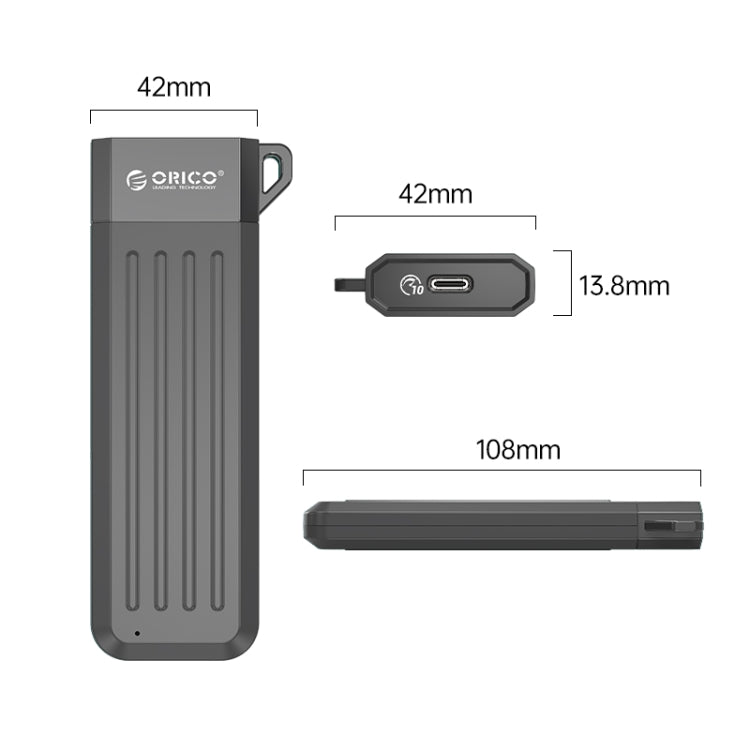 ORICO-USB3.1 Gen1 Type-C 6Gbps M.2 SATA SSD Gehäuse