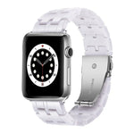 Fünf-Perlen-Armband aus Kunstharz für Apple Watch Series 7 (45 mm), 6, SE, 5 und 4 (44 mm), 3, 2 und 1 (42 mm), 7 (41 mm), 6, SE, 5 und 4 (40 mm) sowie 3, 2 und 1 (38 mm)