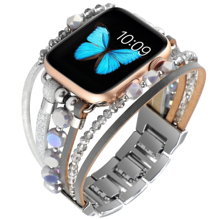 Schmuck-Uhrenarmband für Apple Watch Series, 7 45mm / 6&SE&5&4 44mm / 3&2&1 42mm, 7 41mm / 6&SE&5&4 40mm / 3&2&1 38mm