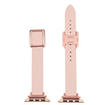 Magnetisches Armband mit quadratischer Dornschließe in Roségold für Apple Watch Series 7 (45 mm), 6, SE, 5, 4 (44 mm), 3, 2, 1 (42 mm), 7 (41 mm), 6, SE, 5, 4 (40 mm) und 3, 2, 1 (38 mm)