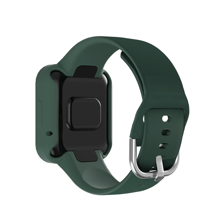 Solid Color Silicone Integrated Watch Band, For Xiaomi Redmi Watch / Watch Lite, For Xiaomi Redmi Watch 2 / Watch 2 Lite