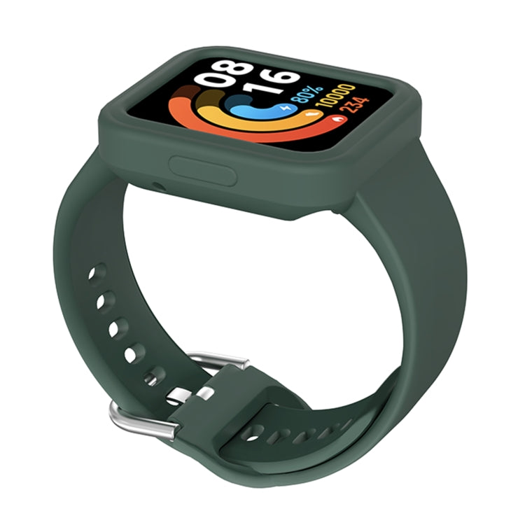 Solid Color Silicone Integrated Watch Band, For Xiaomi Redmi Watch / Watch Lite, For Xiaomi Redmi Watch 2 / Watch 2 Lite