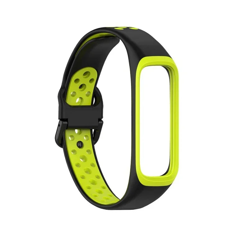 SM-R220 Zweifarbiges Silikon-Uhrenarmband, für Samsung Galaxy Fit 2