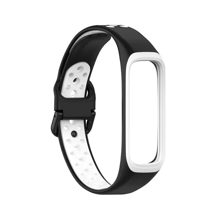 SM-R220 Two-color Silicone Watch Band, For Samsung Galaxy Fit 2