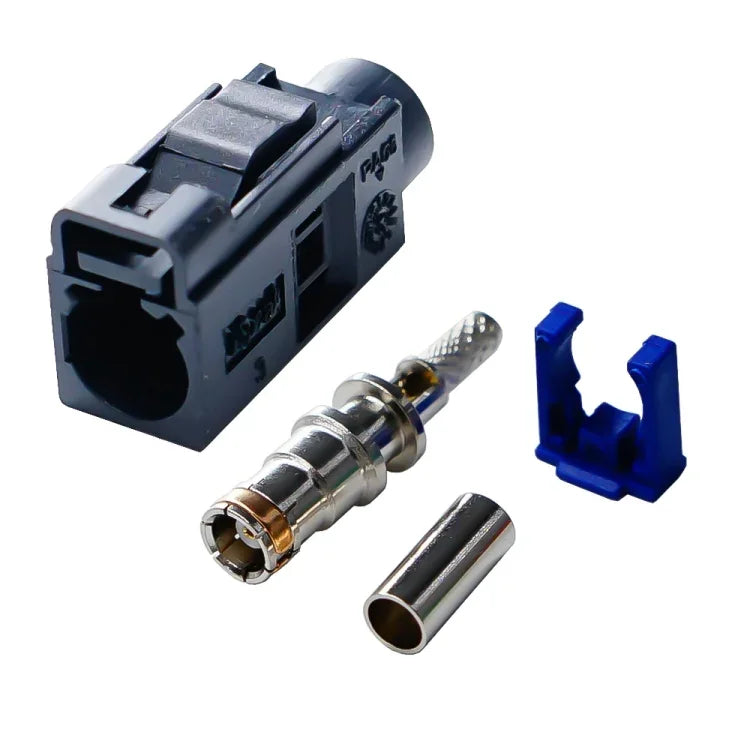 Für RG174 Kabel Fakra Radio Crimp Buchse / Stecker Phantomspeisung RF Koaxial