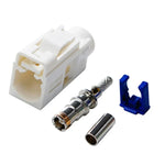 Für RG174 Kabel Fakra Radio Crimp Buchse / Stecker Phantomspeisung RF Koaxial