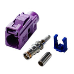 Für RG174 Kabel Fakra Radio Crimp Buchse / Stecker Phantomspeisung RF Koaxial