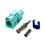 Für RG174 Kabel Fakra Radio Crimp Buchse / Stecker Phantomspeisung RF Koaxial