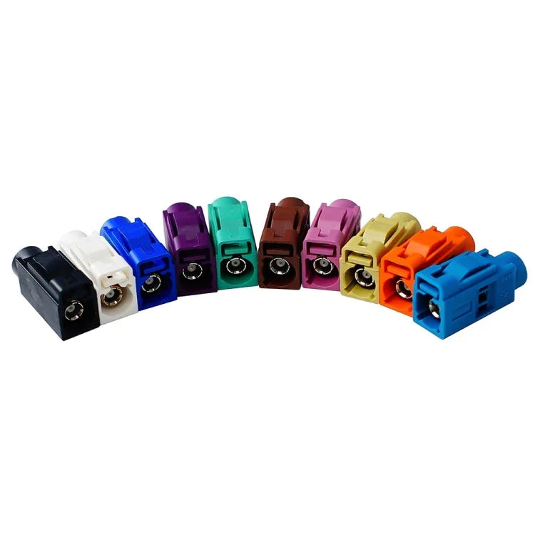 Für RG174 Kabel Fakra Radio Crimp Buchse / Stecker Phantomspeisung RF Koaxial