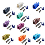 Für RG174 Kabel Fakra Radio Crimp Buchse / Stecker Phantomspeisung RF Koaxial