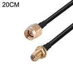 RG174 RF Coaxial Adapter Cable, Length: 20cm, 20cm RP-SMA Male to RP-SMA Female, 20cm RP-SMA Male to RP-SMA Male, 20cm RP-SMA Male to SMA Female, 20cm RP-SMA Male to SMA Male, 20cm SMA Male to SMA Female, 20cm SMA Male to RP-SMA Female                 ...