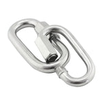 Edelstahl 304 Schnellverschluss-Ringlaufstegschnalle, 5 Stk. 3,5 mm, 5 Stk. 4 mm, 3 Stk. 5 mm, 3 Stk. 6 mm, 2 Stk. 7 mm, 2 Stk. 8 mm, 9 mm, 10 mm