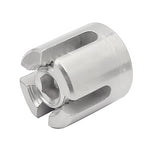 316 Edelstahl Garten-Drahtseil-Kreuz-Befestigungsclip, M8x2, M10x3, M12x4, M12x5, M12x6, M16x8