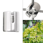 316 Edelstahl Garten-Drahtseil-Kreuz-Befestigungsclip, M8x2, M10x3, M12x4, M12x5, M12x6, M16x8