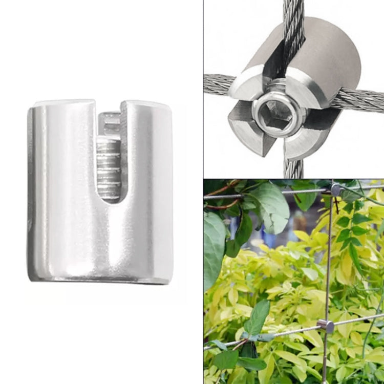 316 Edelstahl Garten-Drahtseil-Kreuz-Befestigungsclip, M8x2, M10x3, M12x4, M12x5, M12x6, M16x8