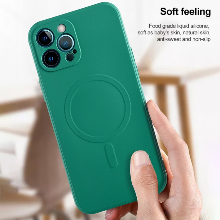 Liquid Silicone Full Coverage Magsafe Phone Case, For iPhone 14, For iPhone 14 Plus, For iPhone 14 Pro, For iPhone 14 Pro Max