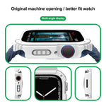 2-in-1-Schutzfolie aus gehärtetem Glas für Apple Watch Series 9/8/7 (45 mm), Apple Watch Series 9/8/7 (41 mm), Apple Watch Series 6/5/4/SE (44 mm), Apple Watch Series 6/5/4/SE (40 mm), Apple Watch Series 3, 2 und 1 (42 mm)...