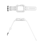 Integriertes Silikonarmband für Apple Watch Series 7 (45 mm), 6, SE, 5 und 4 (44 mm), 3, 2 und 1 (42 mm), 7 (41 mm), 6, SE, 5 und 4 (40 mm) sowie 3, 2 und 1 (38 mm)