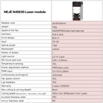 NEJE N40630 7,5W 450nm Lasergravurmodul-Kits, N40630
