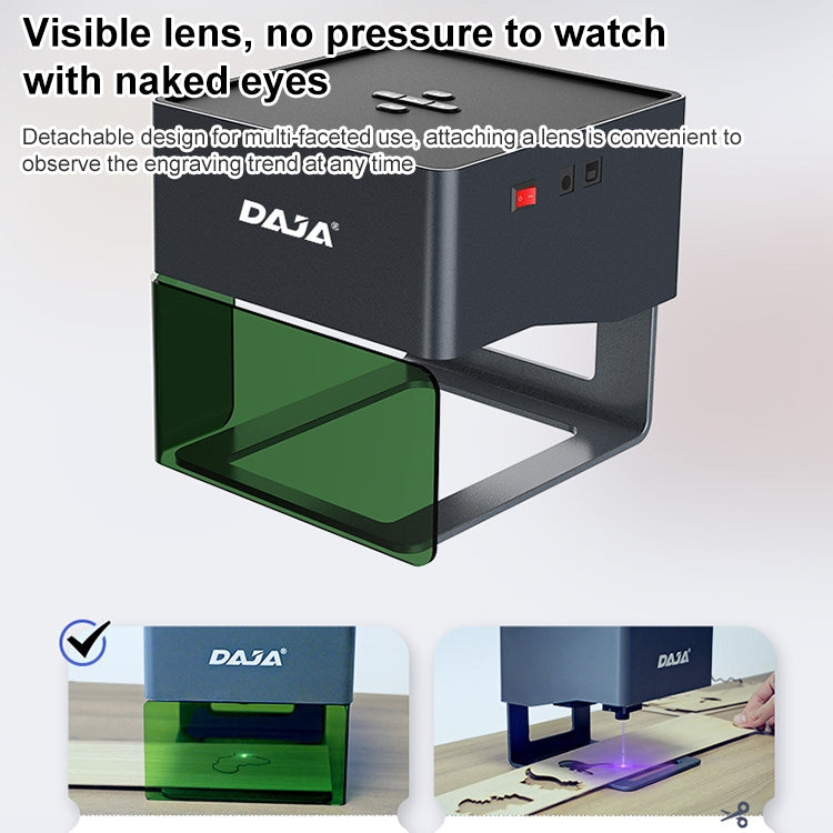 DAJA DJ6 Mini-Laser-CNC-Graviermaschine, DJ6 Mini-Laser EU-Stecker, DJ6 Mini-Laser US-Stecker, DJ6 Mini-Laser UK-Stecker