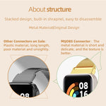 Mijobs Milan Magnetic Stainless Steel Watch Band, For Xiaomi Mi Band 7 Pro