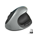 X10 2,4G Kabellose vertikale ergonomische Gaming-Maus, X10 (Schwarz), X10 (Grau)