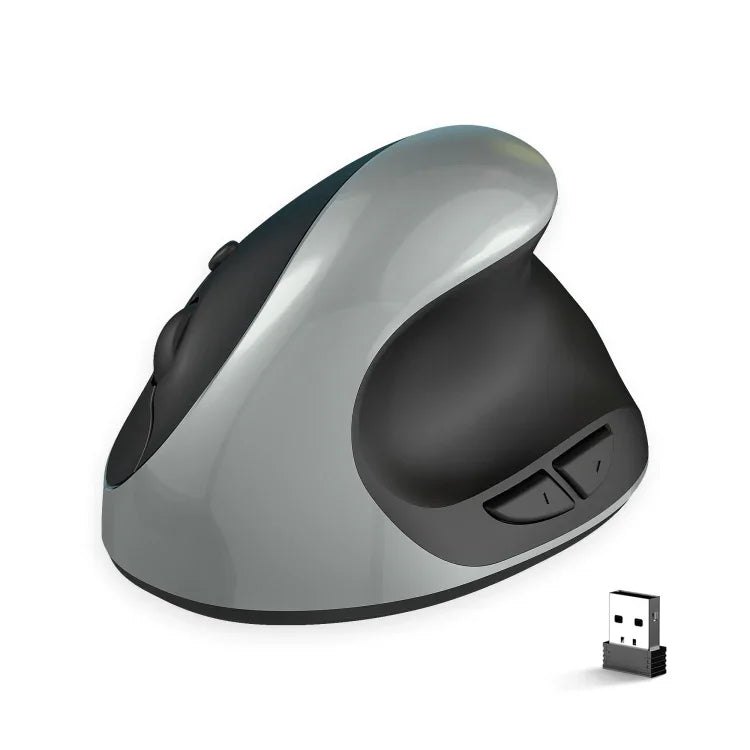 X10 2,4G Kabellose vertikale ergonomische Gaming-Maus, X10 (Schwarz), X10 (Grau)