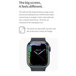 Watch 8 Max 1,85 Zoll Kabelloses Laden Bluetooth Anruf NFC Smartwatch
