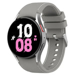 Universelles Silikonarmband in Lederoptik, für Samsung Galaxy Watch5 / Watch5 Pro / Watch4